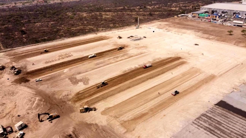 Earthwork Project In Sheng'ao Factory Area